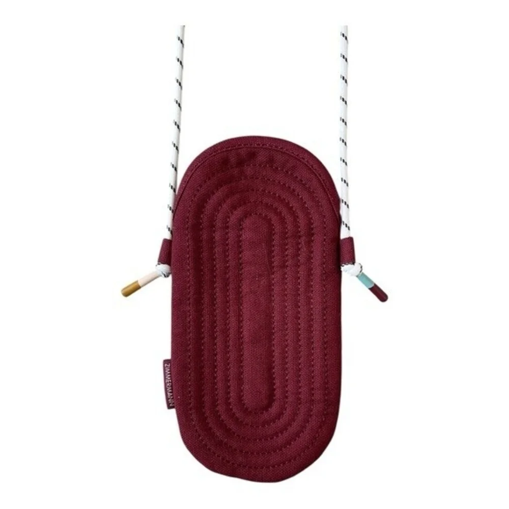 Zimmerman Small Crossbody Bag Phone Sunglasses Case Sling Fabric Pouch Clutch